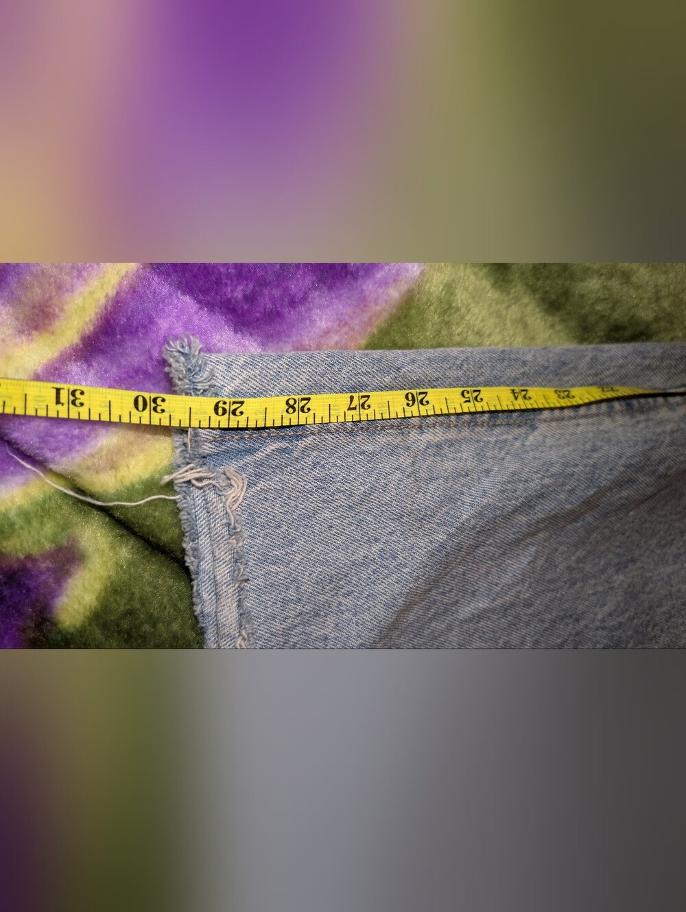 REWASH Denim Jeans Pull On Elastic Tie Top Baggy Wide Leg Size Small Blue EUC - Picture 5 of 8